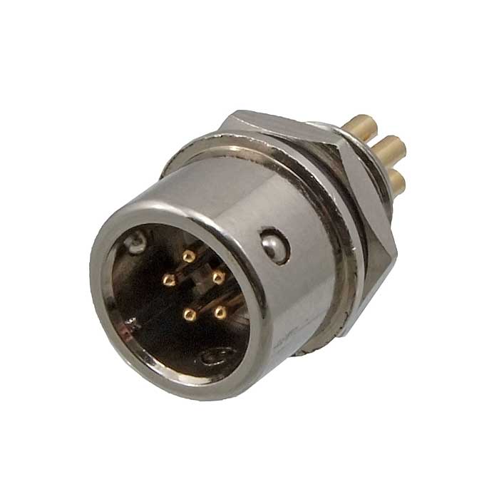   RUICHI XS9-5(Zn) panel plug, 5- 