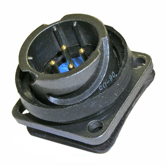Разъём быстроразъёмный SZC FQ18-4pin ZJ, 4-х контакнтый