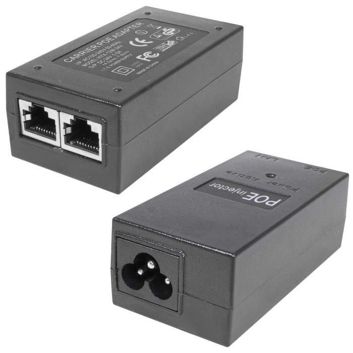 POE- RUICHI B004, 507090 , 2 LAN-, 24 , 12-24 ,  RJ45