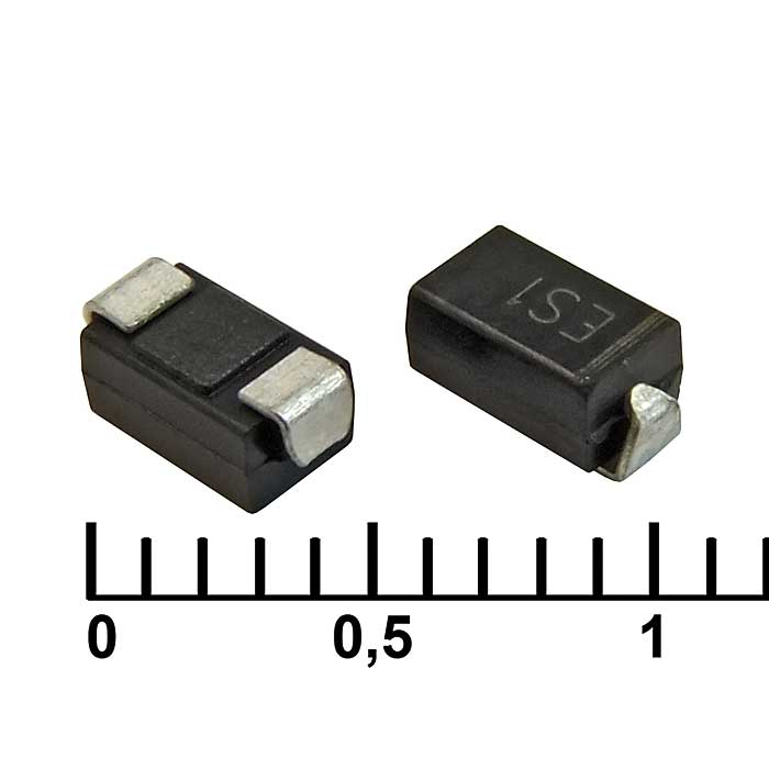      MIC HS1M, 1000 , 1 , 15 ,  DO-214AC (SMA)