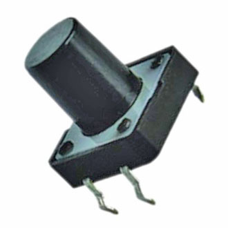 Тактовая кнопка RUICHI KAN1211-1201B, 12x12x12 мм, OFF-(ON), 50 мА, 12 В, 100 мОм