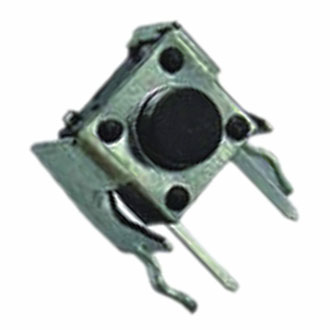 Тактовая кнопка угловая RUICHI KAN0631-0501B, 10.7х7.4х6 мм, OFF-(ON), 50 мА, 12 В, 100 мОм