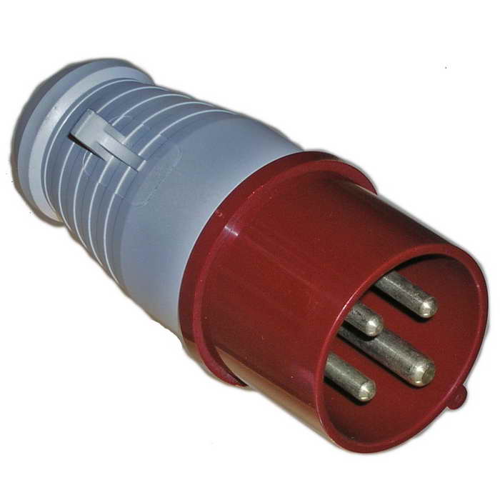 Вилка силовая переносная 014 RUICHI 3Р+Е, 380 В, 16 А,  IP44
