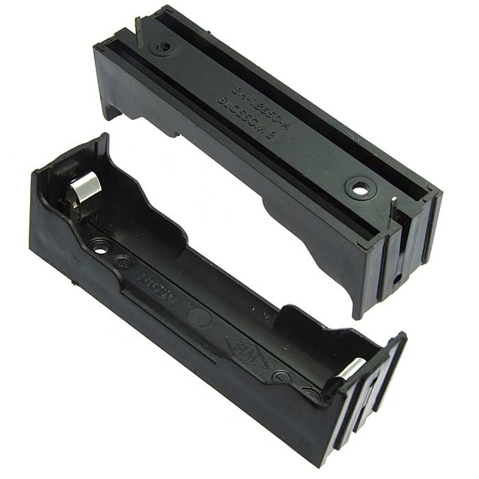   RUICHI Battery Holder for Li-ion 1X18650, 